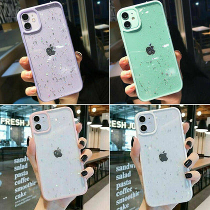 SHOCKPROOF STAR Bling Glitter Case iPhone 12 /11Pro Max,XR/XS MAX,7/8 Plus Cover - Place Wireless