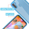 For Samsung Galaxy A11 A21 A01 Hybrid Case Cover With Built-in Screen Protector