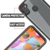 For Samsung Galaxy A11 A21 A01 Hybrid Case Cover With Built-in Screen Protector