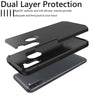 For Samsung Galaxy A11 A21 Shockproof Case Cover,Tempered Glass Screen Protector