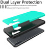 For Samsung Galaxy A11 A21 Shockproof Case Cover,Tempered Glass Screen Protector