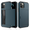 For iPhone 12/Pro Max 5G/Mini/11 Hybrid Case With Card Wallet Holder Slot Cover