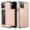 For iPhone 12/Pro Max 5G/Mini/11 Hybrid Case With Card Wallet Holder Slot Cover