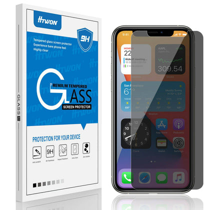 For iPhone 12 Pro Max 12 Mini Anti-Spy Privacy Tempered Glass Screen Protector - Place Wireless