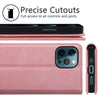 For iPhone 12 Pro Max/12/Pro/12 Mini Case Leather Card Wallet Holder Stand Cover