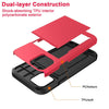 For iPhone 12/Pro Max 5G/Mini/11 Hybrid Case With Card Wallet Holder Slot Cover