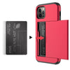 For iPhone 12/Pro Max 5G/Mini/11 Hybrid Case With Card Wallet Holder Slot Cover