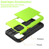 For iPhone 12/Pro Max 5G/Mini/11 Hybrid Case With Card Wallet Holder Slot Cover