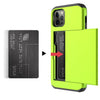 For iPhone 12/Pro Max 5G/Mini/11 Hybrid Case With Card Wallet Holder Slot Cover