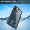 For iPhone 12/Pro Max/Mini Waterproof Clear Case With Built-in Screen Protector