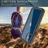 For iPhone 12/Pro Max/Mini Waterproof Clear Case With Built-in Screen Protector