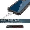 For iPhone 12/Pro Max/Mini Waterproof Clear Case With Built-in Screen Protector