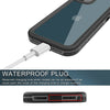 For iPhone 12/Pro Max/Mini Waterproof Clear Case With Built-in Screen Protector