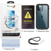 For iPhone 12/Pro Max/Mini Waterproof Clear Case With Built-in Screen Protector