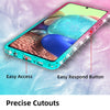 For Samsung Galaxy A71 5G,A51 5G Case Liquid Glitter Cute Cover+Screen Protector