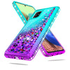 For Samsung Galaxy A71 5G,A51 5G Case Liquid Glitter Cute Cover+Screen Protector