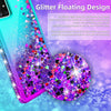 For Samsung Galaxy A71 5G,A51 5G Case Liquid Glitter Cute Cover+Screen Protector