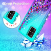 For Samsung Galaxy A71 5G,A51 5G Case Liquid Glitter Cute Cover+Screen Protector