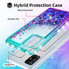 For Samsung Galaxy A71 5G,A51 5G Case Liquid Glitter Cute Cover+Screen Protector