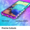 For Samsung Galaxy A71 5G,A51 5G Case Liquid Glitter Cute Cover+Screen Protector