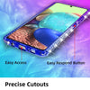 For Samsung Galaxy A71 5G,A51 5G Case Liquid Glitter Cute Cover+Screen Protector