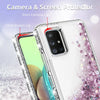 For Samsung Galaxy A71 5G,A51 5G Case Liquid Glitter Cute Cover+Screen Protector