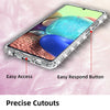 For Samsung Galaxy A71 5G,A51 5G Case Liquid Glitter Cute Cover+Screen Protector