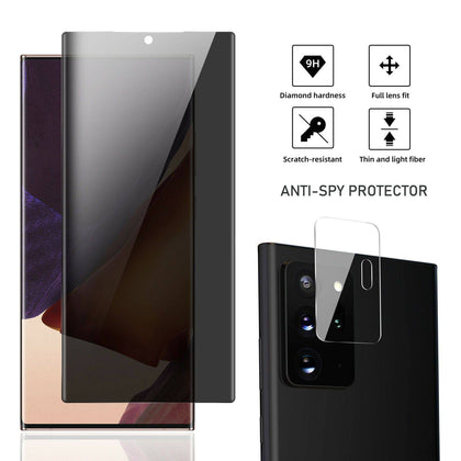 For Samsung Galaxy Note 20 Ultra/S20 5G Anti-Spy Privacy Glass Screen Protector - Place Wireless