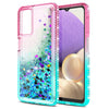 For Samsung Galaxy A12 A02s A52 A72 A32 5G Liquid Bling Case / Screen Protector