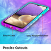 For Samsung Galaxy A12 A02s A52 A72 A32 5G Liquid Bling Case / Screen Protector