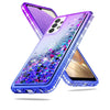 For Samsung Galaxy A12 A02s A52 A72 A32 5G Liquid Bling Case / Screen Protector