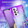 For Samsung Galaxy A12 A02s A52 A72 A32 5G Liquid Bling Case / Screen Protector