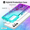 For Samsung Galaxy A12 A02s A52 A72 A32 5G Liquid Bling Case / Screen Protector