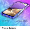 For Samsung Galaxy A12 A02s A52 A72 A32 5G Liquid Bling Case / Screen Protector