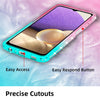 For Samsung Galaxy A12 A02s A52 A72 A32 5G Liquid Bling Case / Screen Protector