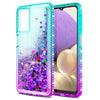 For Samsung Galaxy A12 A02s A52 A72 A32 5G Liquid Bling Case / Screen Protector