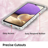 For Samsung Galaxy A12 A02s A52 A72 A32 5G Liquid Bling Case / Screen Protector