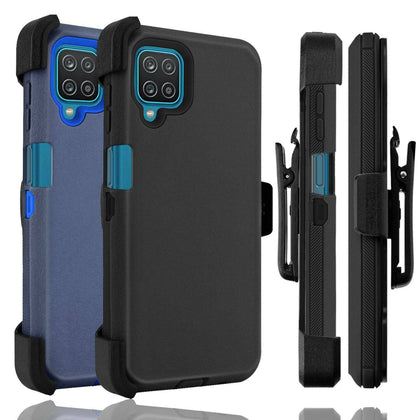For Samsung Galaxy A12 A32 5G Case Holster Belt Clip Stand Heavy Duty Hard Cover