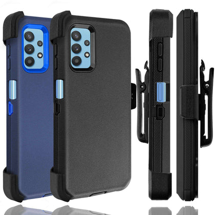 For Samsung Galaxy A12 A32 5G Case Holster Belt Clip Stand Heavy Duty Hard Cover