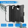 For Samsung Galaxy A12 A32 5G Case Holster Belt Clip Stand Heavy Duty Hard Cover