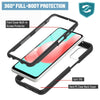 For Samsung Galaxy A32 5G Clear Case Hybrid Cover With Built-in Screen Protector