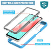 For Samsung Galaxy A32 5G Clear Case Hybrid Cover With Built-in Screen Protector