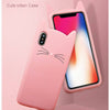 Fr Iphone 11 Pro Max  XS Max XR  8 plus 7  Slim Cute Cat Girls Women Phone Case Cover