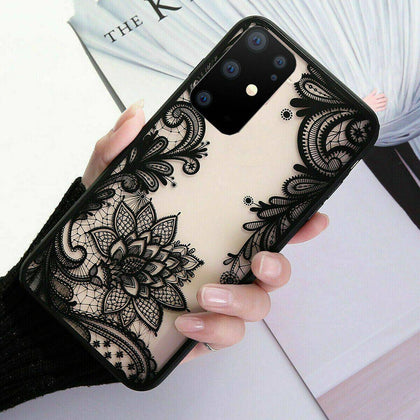 Samsung Galaxy S21/Note 20 Ultra/Note 10/S20+ Mandala Lace Cute Phone Case Cover