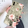 Iphone 11 Pro Max 8 Plus 7 6 XS XR Shockproof Flower Cute Girls Phone Case Cover