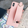 Iphone 11 Pro Max 8 Plus 7 XS Max XR Wrist Strap Girls Cute Phone Case Covers