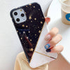 For  iPhone 11 Pro Max 8 Plus XS MAX XR Geometric Marble Cute Girl Phone Case Cover