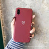 iPhone 12/11 Pro Max XS Max XR 8 Plus Shockproof Slim Case Cute Girl Phone Cover