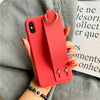 Iphone 11 Pro Max 8 Plus 7 XS Max XR Wrist Strap Girls Cute Phone Case Covers