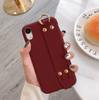 Iphone 11 Pro Max 8 Plus 7 XS Max XR Wrist Strap Girls Cute Phone Case Covers